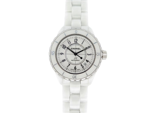 Montre montre CHANEL j12 h0970 38 mm ceramique blanche automatique 58 Facettes 265912