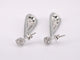 White gold earring full of diamond 58 Facettes 2159