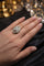 Bague 55 Bague en platine sertie d'un diamant de style Art déco 58 Facettes 50407