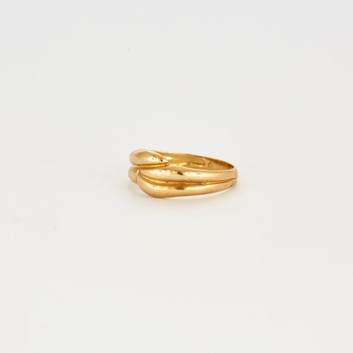 Bague Bague entrelacée or jaune 58 Facettes LP185