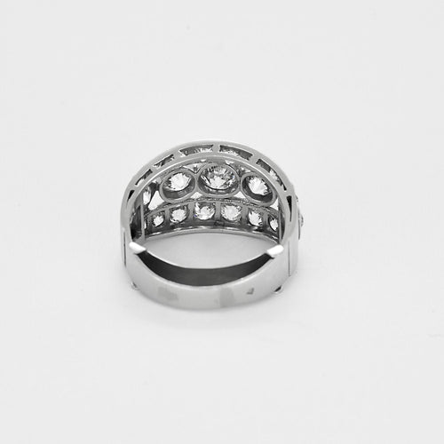 Bague 53 Bague Platine Diamants 58 Facettes B250645