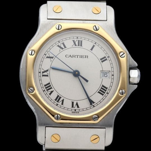 Montre Montre Cartier Santos Ronde Octogone 58 Facettes MT41531