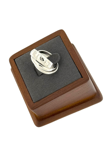 Bague 50 Bague Cartier Amour et Trinity en or blanc 58 Facettes