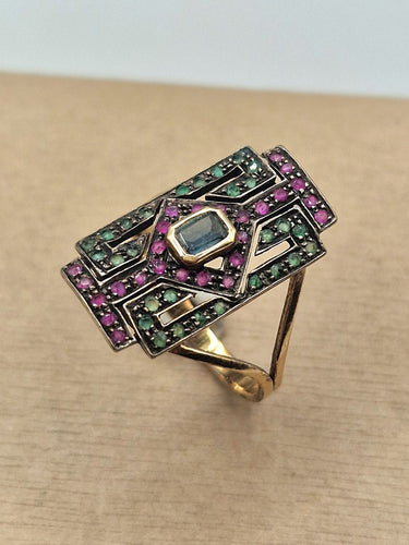 Bague 61 Bague ancienne en or jaune d'Italie, années 1940 58 Facettes