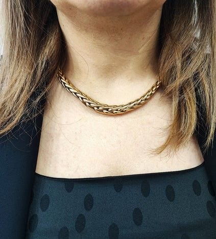 Collier Collier maille palmier en or jaune 58 Facettes COL.PALM-484.6