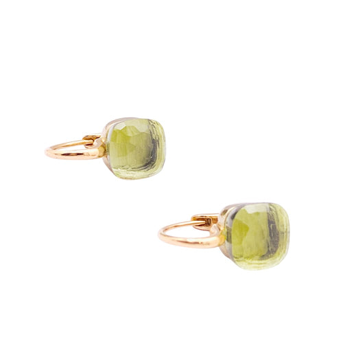 Boucles d'oreilles Boucles d'oreilles Pomellato, "Nudo", or rose et blanc et quartz lemon. 58 Facettes 34948