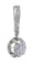 Pendentif Pendentif diamant Art Déco vintage avec gros diamant taille rose 58 Facettes 22119-0280