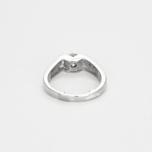 Bague 58 Bague en Or blanc et Diamant 0,75 58 Facettes 250304