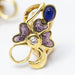 Lapis Lazuli, Enamel and Diamond Earrings 58 Facettes D361033JC
