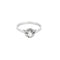 Bague 55.5 Solitaire Or Blanc Diamant 58 Facettes LP1346/11