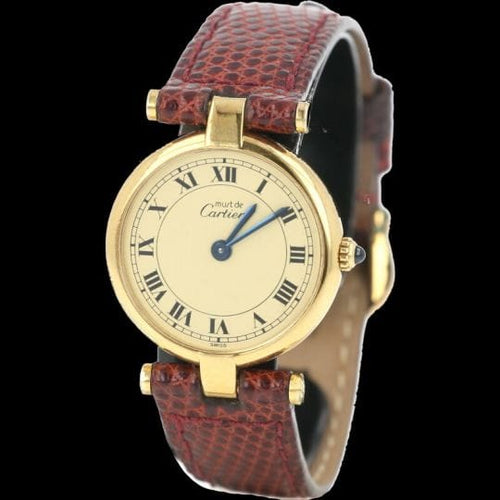 Montre Cartier Montre Must De Cartier Vermeil 58 Facettes MT44968