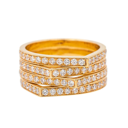 Bague 52 Repossi Bague Antifer Or rose Diamant 58 Facettes 4174360RV