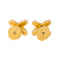 Boucles d'oreilles Chaumet Boucles d'oreilles Puces Jeux de Liens  Or jaune Diamant 58 Facettes 4437823CN