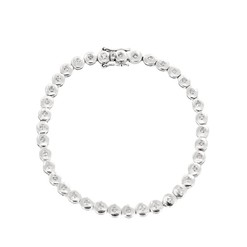 Bracelet Bracelet en or blanc et diamants 58 Facettes B250514