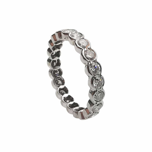 Bague 52 Alliances américaine or & diamants 58 Facettes