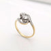 Ring 56 “Toi et Moi” Ring Yellow Gold Platinum & Diamonds 58 Facettes