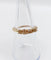Bague 52.5 Demi alliance vintage or 14k et 0,95 carats diamants radiant Fancy Yellow 58 Facettes A06113