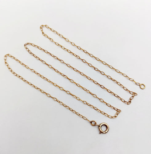 Collier Chaine vintage or jaune 58 Facettes A02611