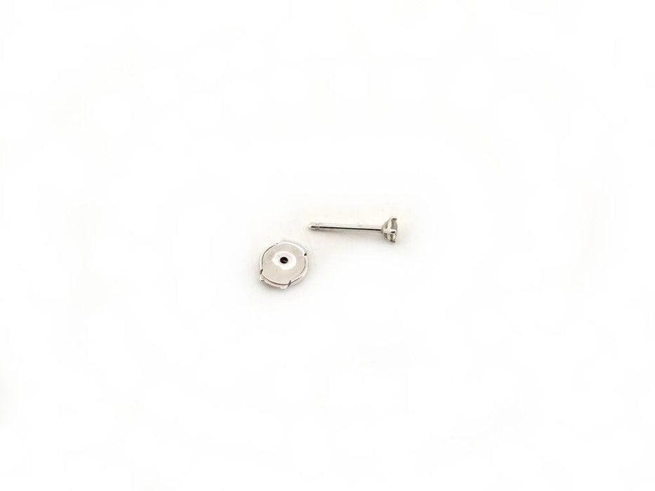 puce boucle d'oreille VANRYCKE valentine diamant 0.11 ct or blanc 18k