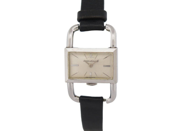 Montre vintage montre JAEGER-LECOULTRE hermes etrier 23 mm mecanique acier 58 Facettes 267919