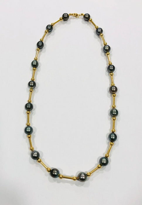 Collier perles de Tahiti Or jaune
