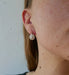 Old cut diamond sleeper earrings 58 Facettes