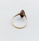 Bague marquise or jaune, platine et diamants (circa 1900)