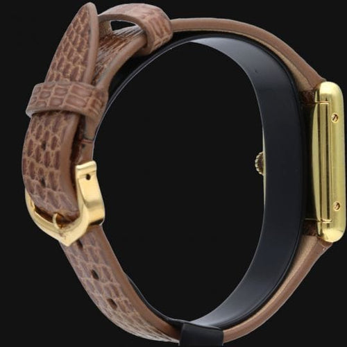 Montre Cartier Montre Tank Vermeil Must 58 Facettes MT44303