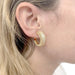 Boucles d'oreilles Clips d'oreilles O.J Perrin "Arena", or jaune, diamants. 58 Facettes 34358