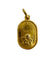 Pendentif Médaille religieuse or jaune 58 Facettes