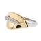 Bague 61 Bague Feuille Or blanc, Or jaune Diamant 58 Facettes 3221913CN