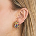 Boucles d'oreilles BOIVIN- Clips d'oreilles saphirs multicolores 58 Facettes