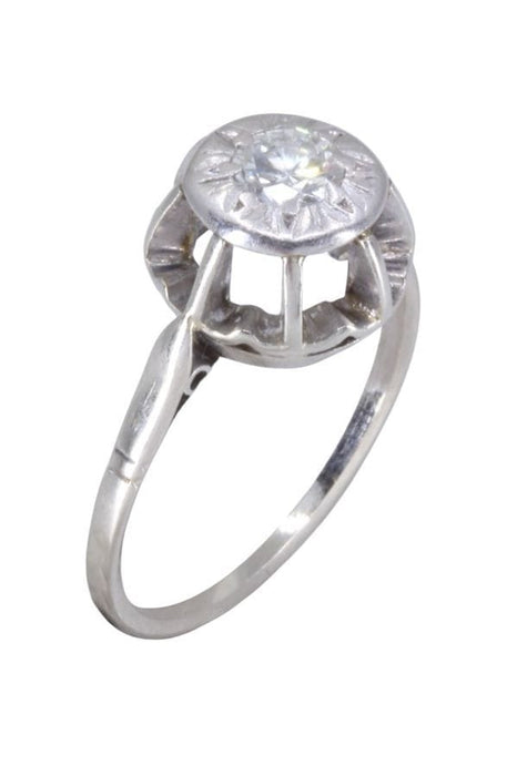 SOLITAIRE ANCIEN DIAMANT 0.25 CARAT 58 Facettes 096001