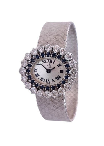 Montre Montre joaillerie or blanc diamants 58 Facettes LUZ-1625