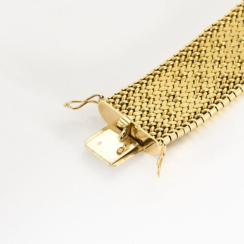 Bracelet Bracelet en or jaune à maille polonaise 58 Facettes CHA0891