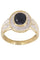 Bague 62 Bague 2 ors, saphir, diamants 58 Facettes 091491