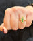 Bague 54 Bague marquise style ancien en or émeraudes et diamants 58 Facettes