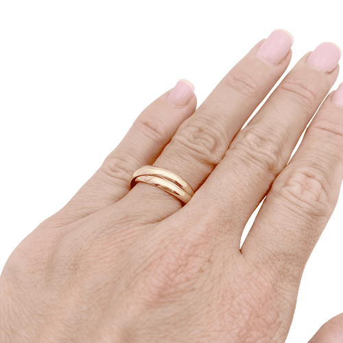 Bague 53 Bague CARTIER Trinity, trois ors. 58 Facettes 34758