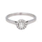 Bague 53 Bague Or blanc Diamant 58 Facettes 4723531CN
