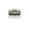 Bague 55 Bague or blanc et diamants 58 Facettes 240304R