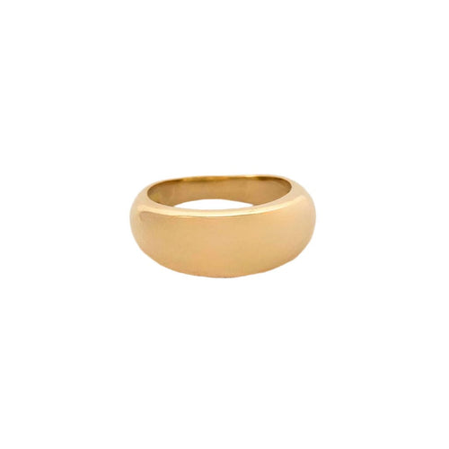 Bague 54 Bague jonc or jaune 58 Facettes GU255