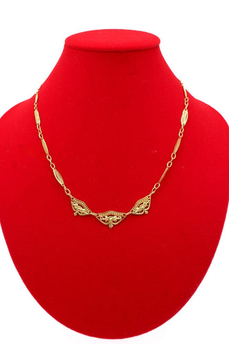 Collier Collier draperie motifs floraux 58 Facettes 250124