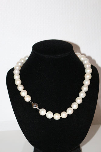 Collier Collier De Grosses Perles De Culture Crème 58 Facettes 101