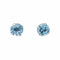 Boucles d'oreilles Boucles d'oreilles Puces Or blanc Topaze 58 Facettes 4021230RV