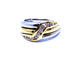 Bague 47 Bague Or jaune, Or blanc Diamant 58 Facettes 948341CD