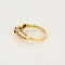 Bague 55 Bague or jaune rubis diamants 58 Facettes LP1242/10