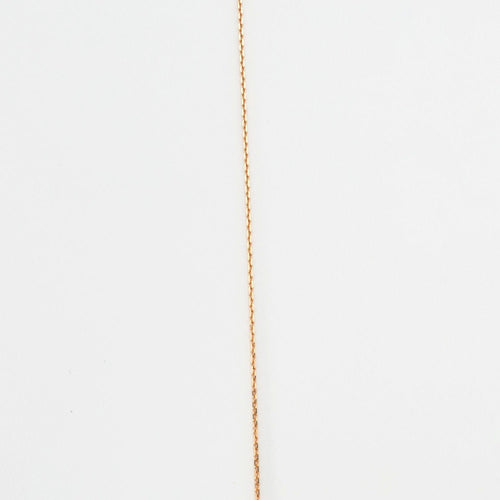 Collier Collier or rose serti de saphir multi-couleur 58 Facettes