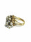 Bague 51.5 Bague en or jaune 18 carats et perles articulées 58 Facettes