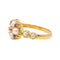 Bague 56 Bague Or jaune Perle, Rubis 58 Facettes 4061711CN