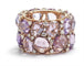 POMELLATO - Bague Lulu en or rose améthystes et diamants
